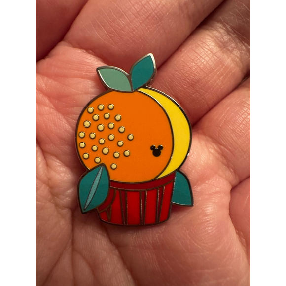 Disney Jewelry - Disney Hidden Mickey ORANGE BIRD "Treats" Cupcake Pin Wave B 2025